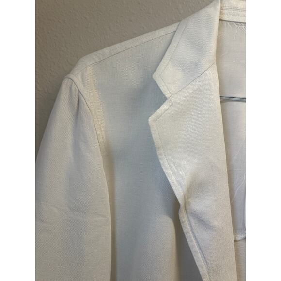 Giorgio Armani Le Collezioni Linen Blend Blazer Jacket 44 / US 8 Made in Italy - Picture 3 of 12